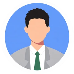M様（60代男性）のイラスト