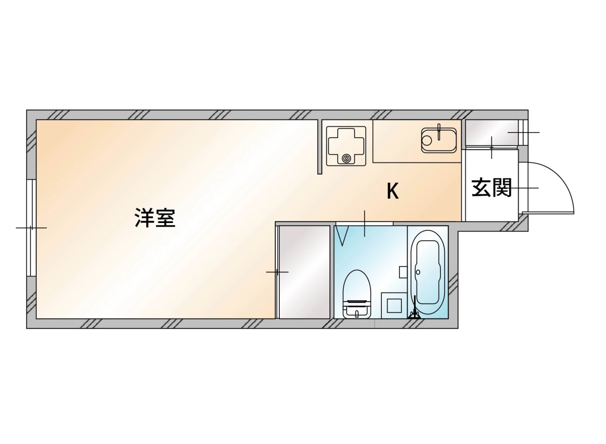北海道札幌市中央区南二条東２丁目 間取図