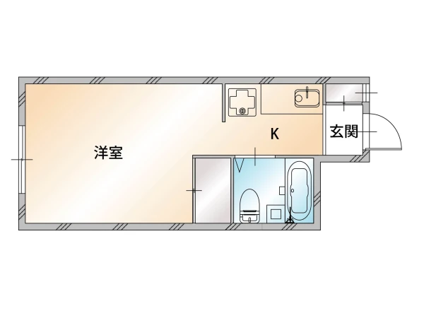北海道札幌市中央区南二条東2丁目3-1 間取図