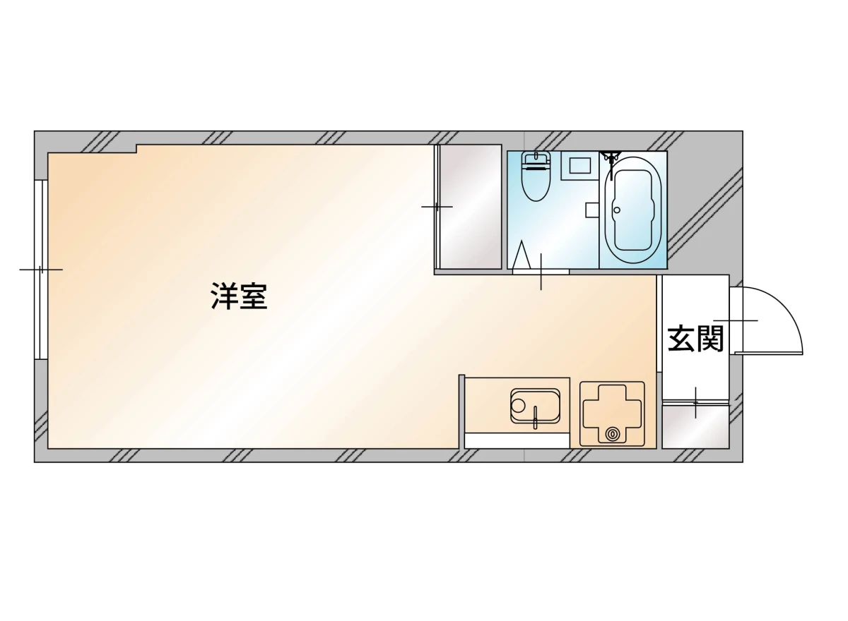 北海道札幌市中央区南二条東２丁目 間取図