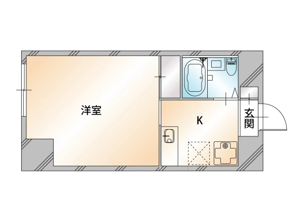 北海道札幌市中央区南二条東2丁目3-1 間取図