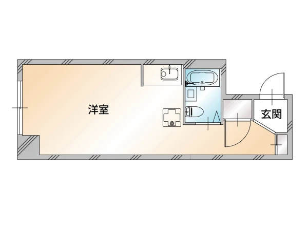 北海道札幌市中央区南二条東２丁目3-1 間取図