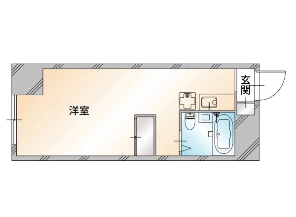 北海道札幌市中央区南二条東2丁目3-1 間取図