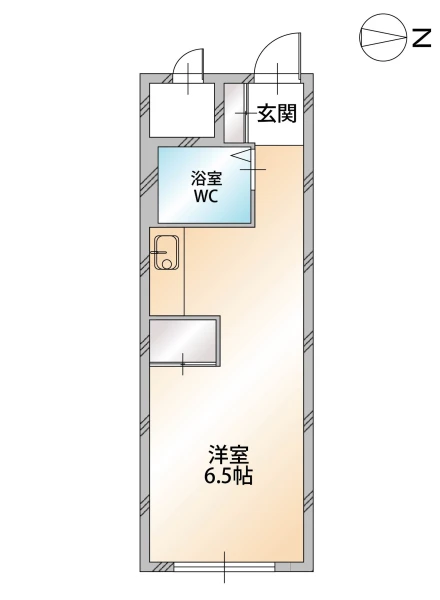 北海道札幌市中央区南二条東２丁目3-1 間取図