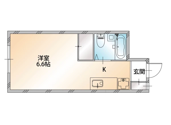 北海道札幌市中央区南二条東2丁目3-1 間取図