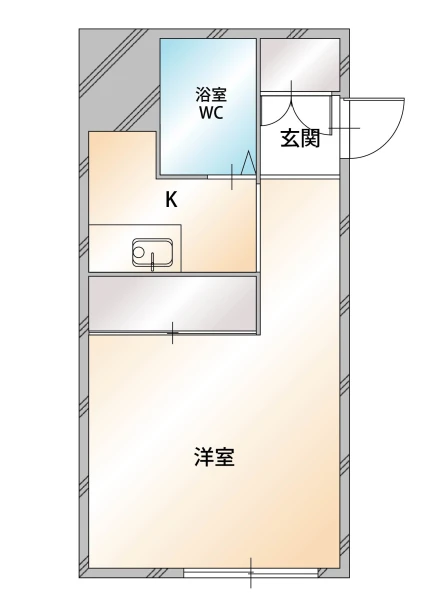 北海道札幌市中央区南二条東2丁目3-1 間取図
