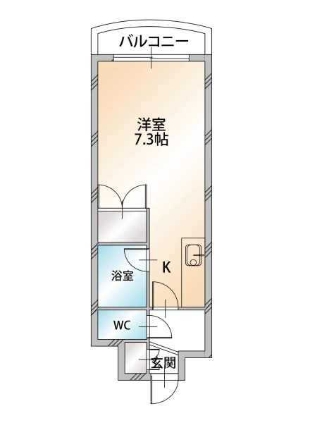 北海道札幌市中央区南三条東2丁目6-1 間取図