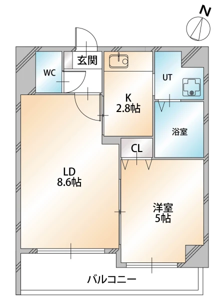 北海道札幌市中央区北五条西18丁目1-2 間取図