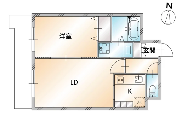 北海道札幌市中央区北五条西12丁目10 間取図