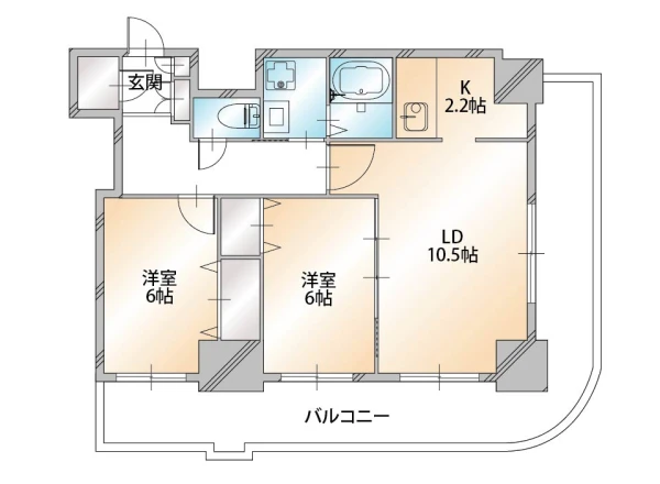 北海道札幌市中央区南八条西4丁目288-1 間取図