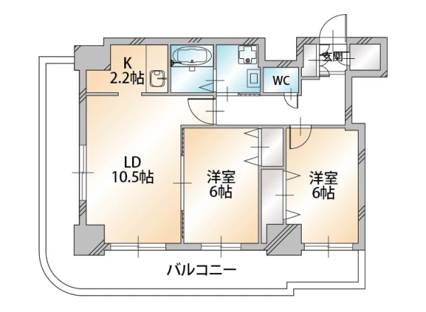 北海道札幌市中央区南八条西４丁目288-1 間取図