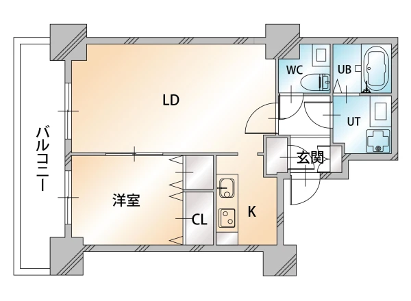 北海道札幌市中央区南八条西4丁目288-1 間取図