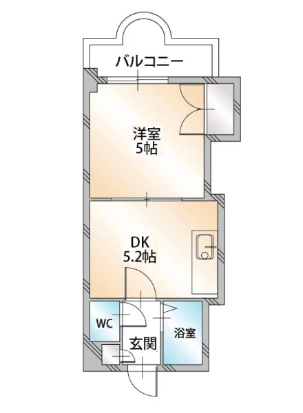 北海道札幌市中央区南四条東5丁目3-12 間取図