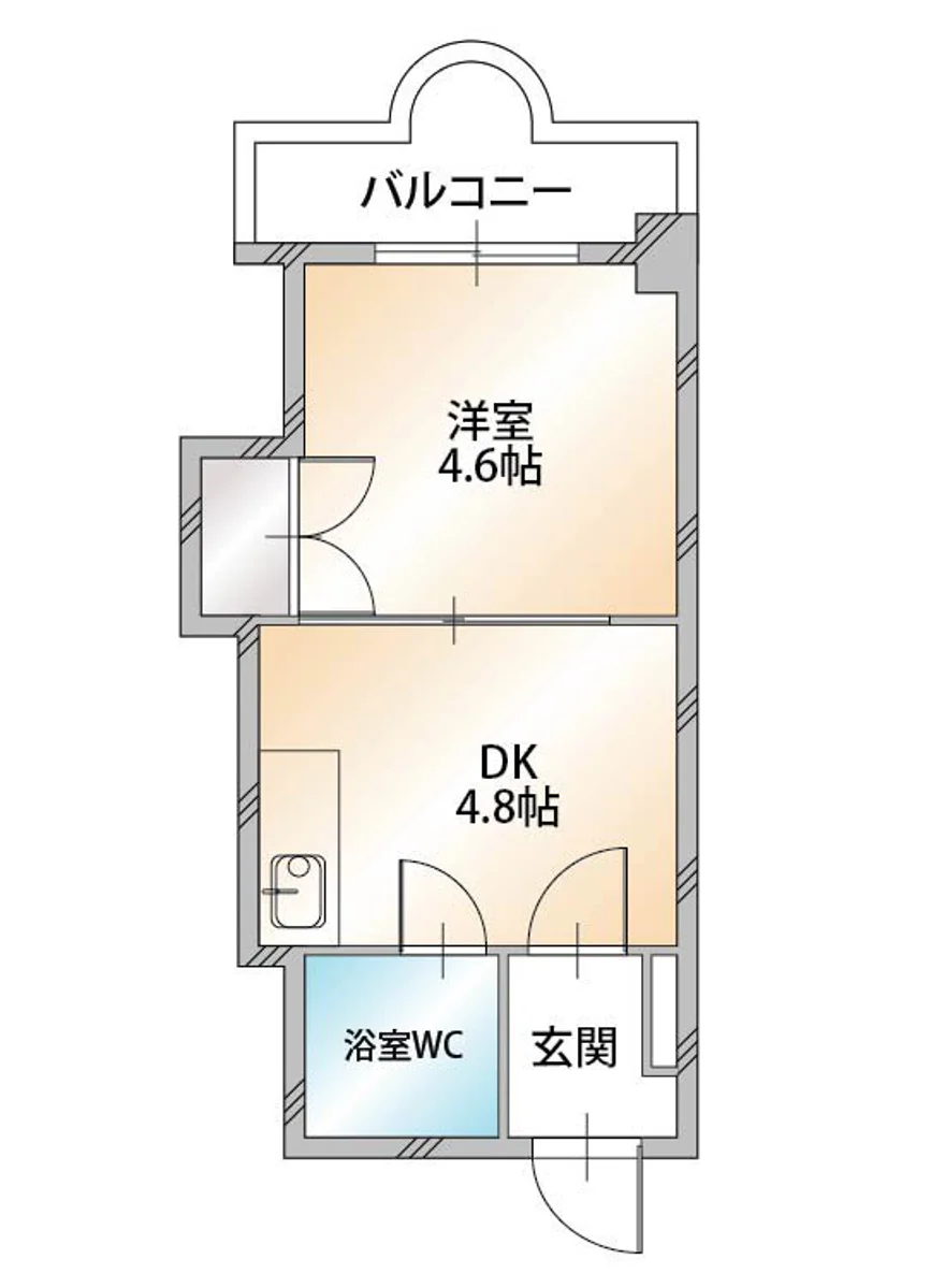 北海道札幌市中央区南四条東５丁目 間取図