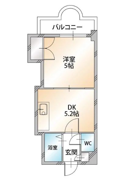 北海道札幌市中央区南四条東5丁目3-12 間取図