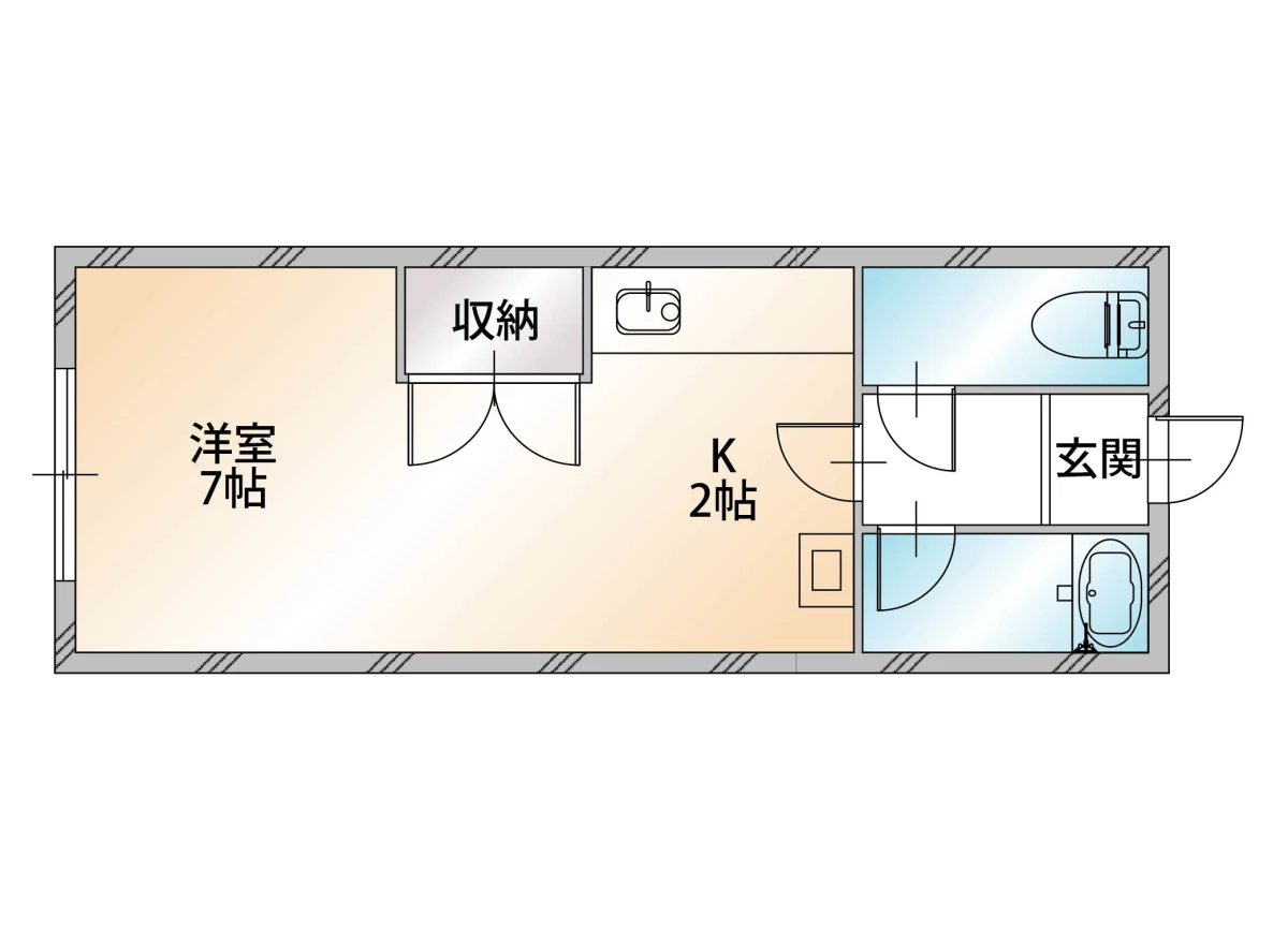 北海道札幌市北区北二十三条西７丁目 間取図