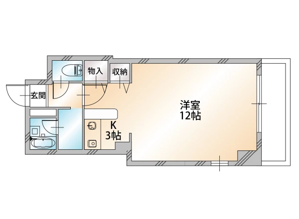 北海道札幌市豊平区美園四条１丁目3-15 間取図