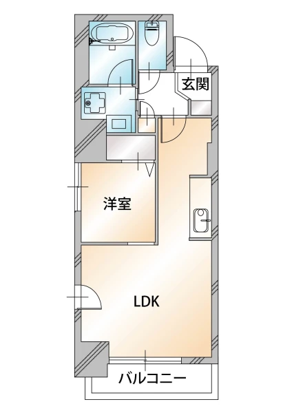 北海道札幌市北区北七条西６丁目１−１１ 間取図