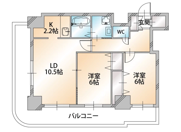 北海道札幌市中央区南八条西4丁目288-1 間取図