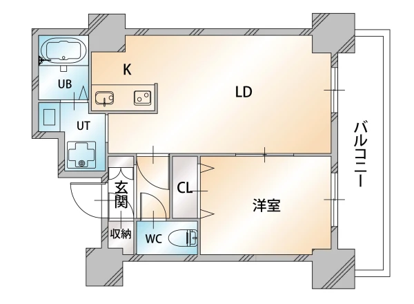 北海道札幌市中央区南八条西4丁目288-1 間取図